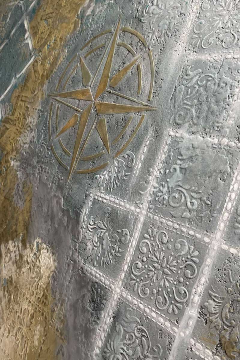 stencils pro kalk marble plaster
